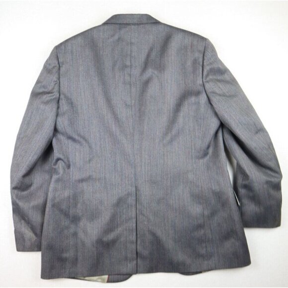 VINTAGE SANSABELT JAYMAR - MEN'S GRAY SUIT - SIZE 42S, PANTS SIZE 38 X 27.5 - Picture 8 of 16